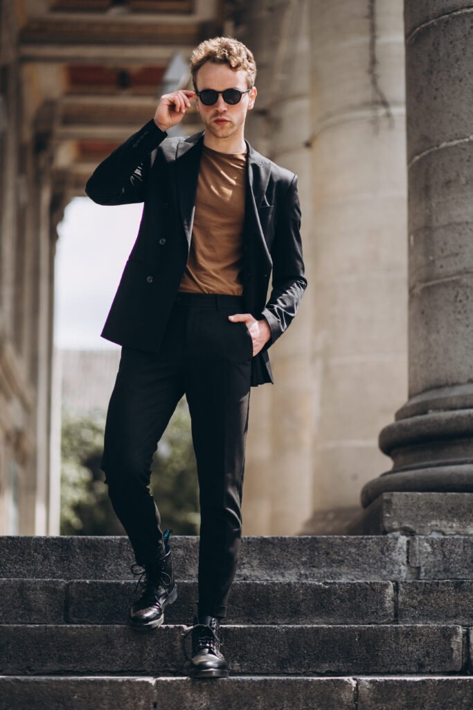 Young Man Model Posing Street 683x1024